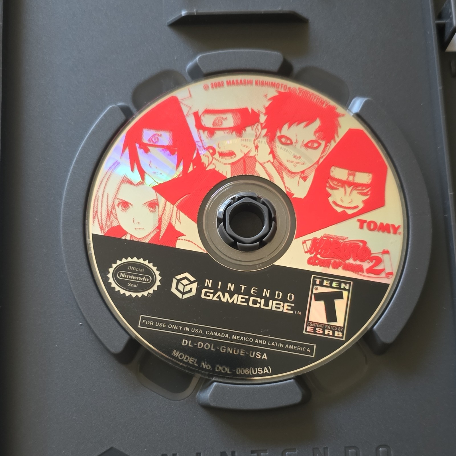 TOMY Naruto: Clash of Ninja 2 Nintendo GameCube NTSC-U/C T Multiplayer Manual