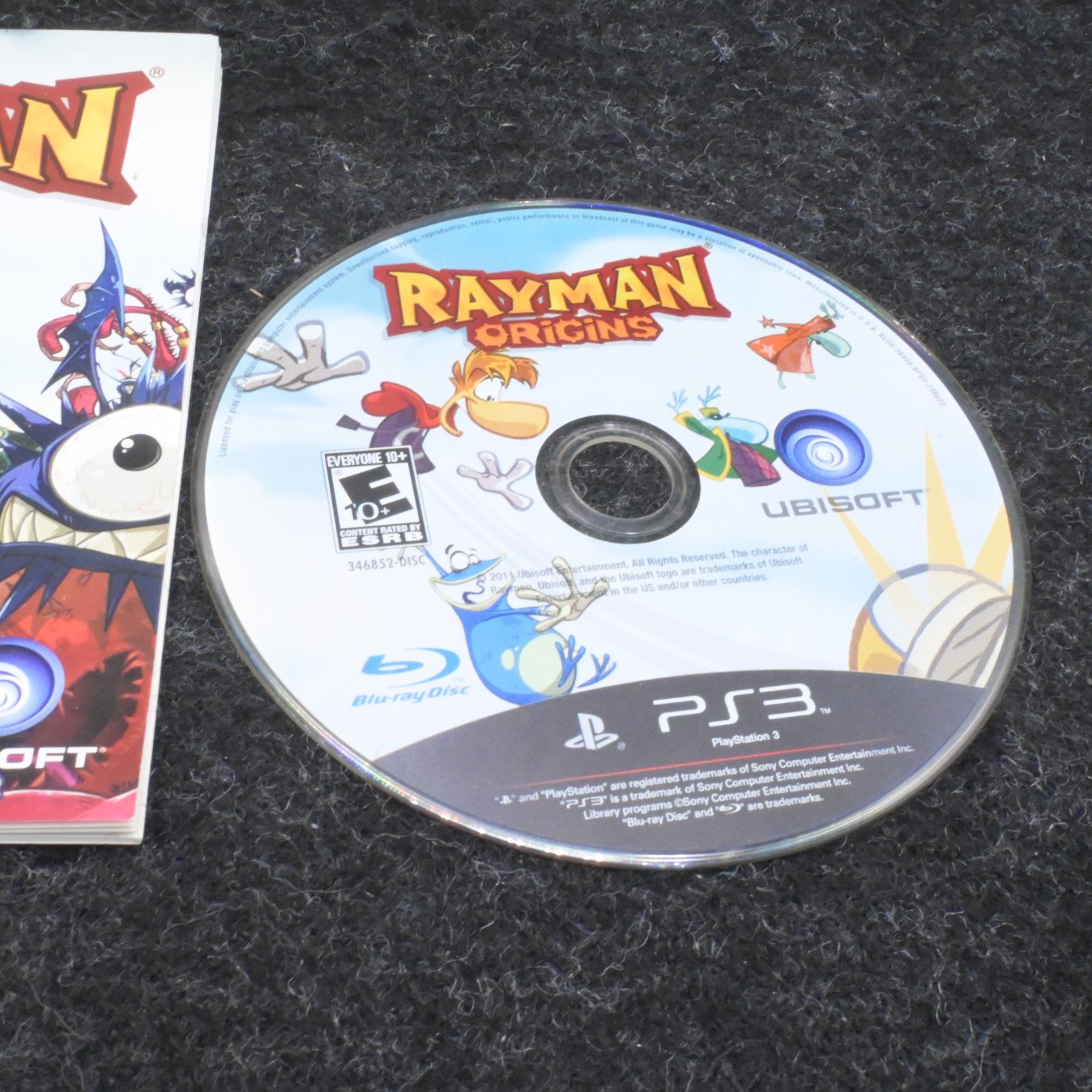 Rayman Origins PS3 Sony PlayStation 3 Complete CIB Tested Working
