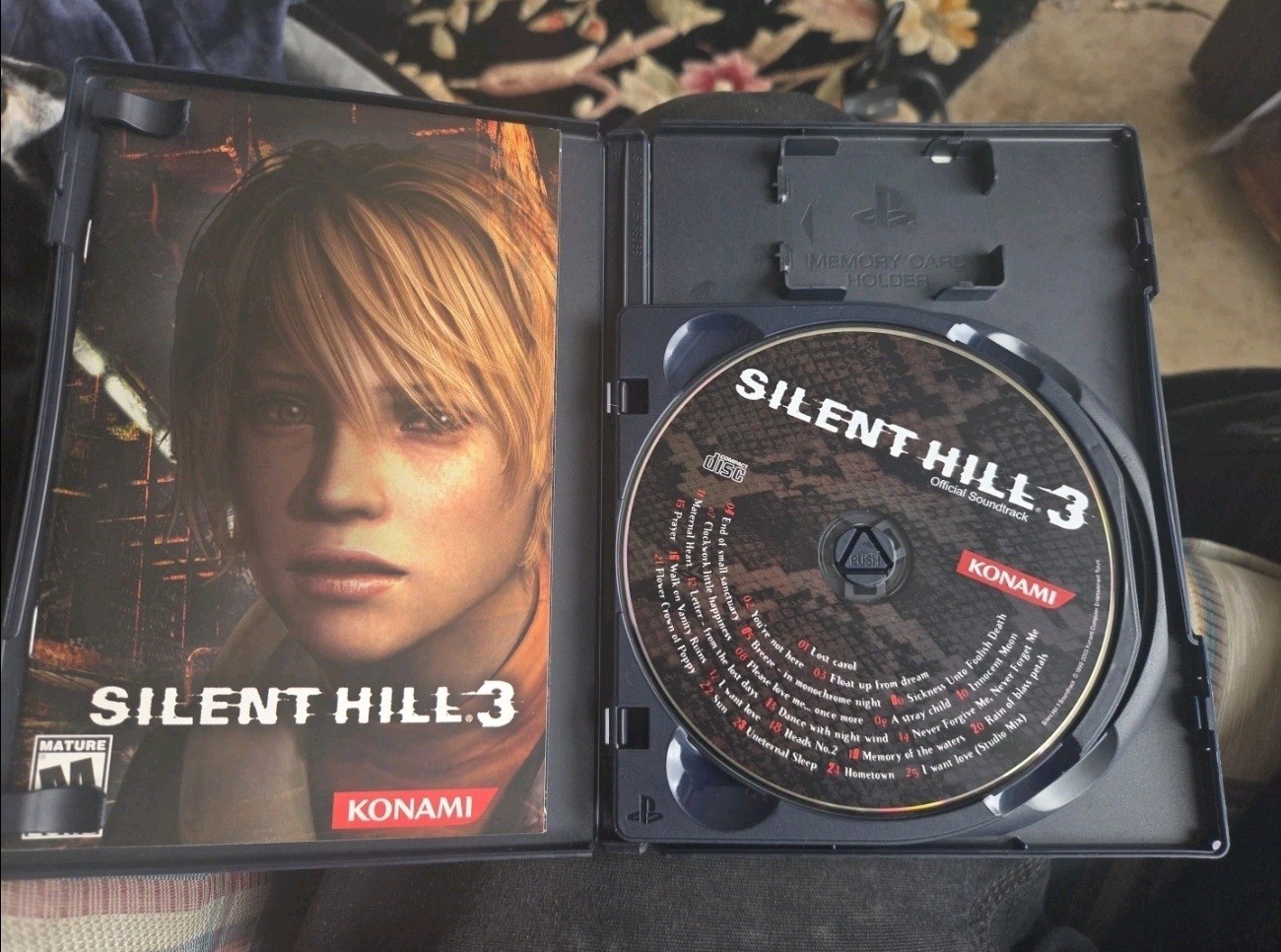 Silent Hill 3 Ps2 || Original Case, Manual, And Soundtrack Only *NO GAME*