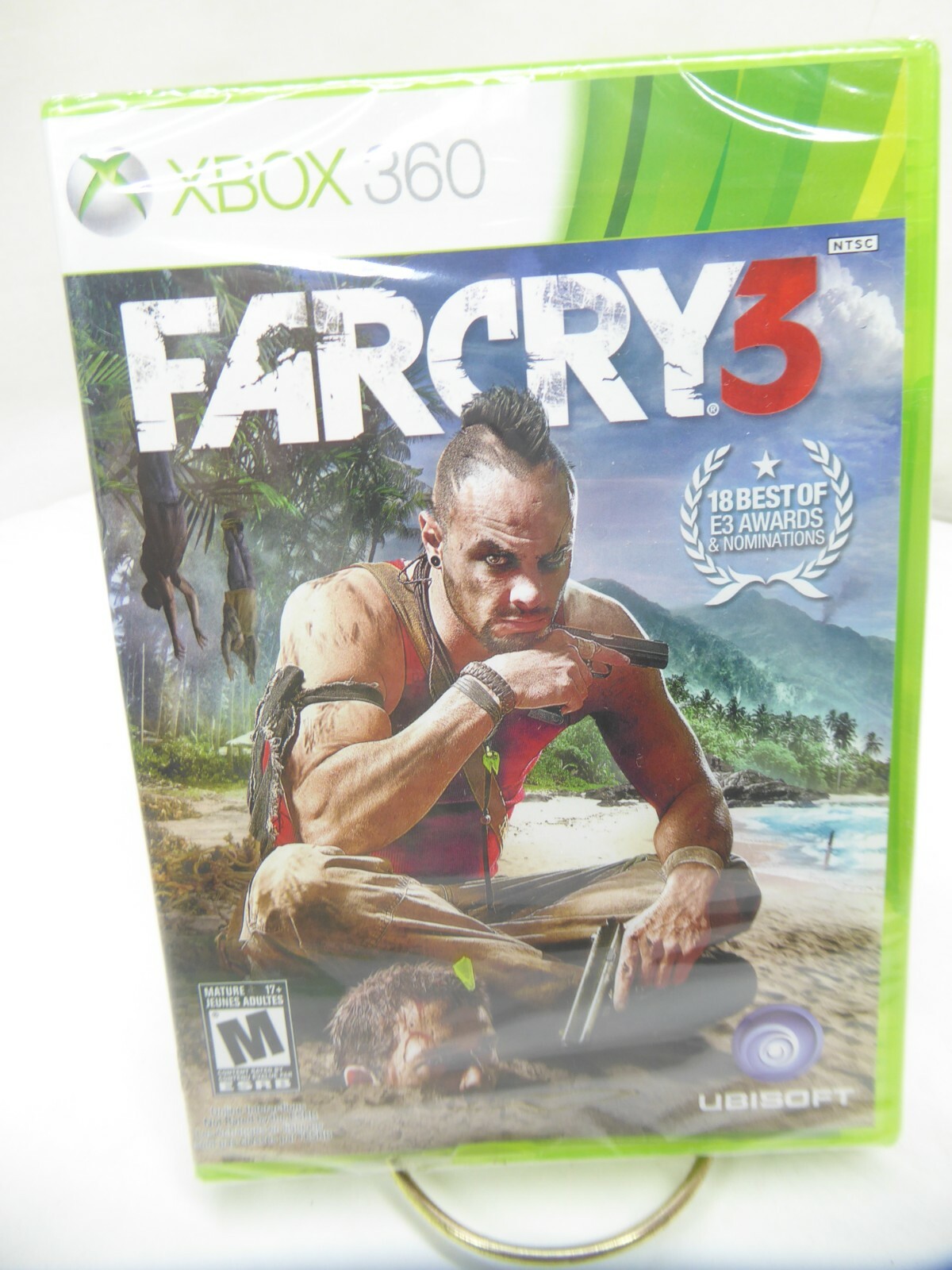 Far Cry 3 (Microsoft Xbox 360, 2012) still sealed Damaged case Multi Language