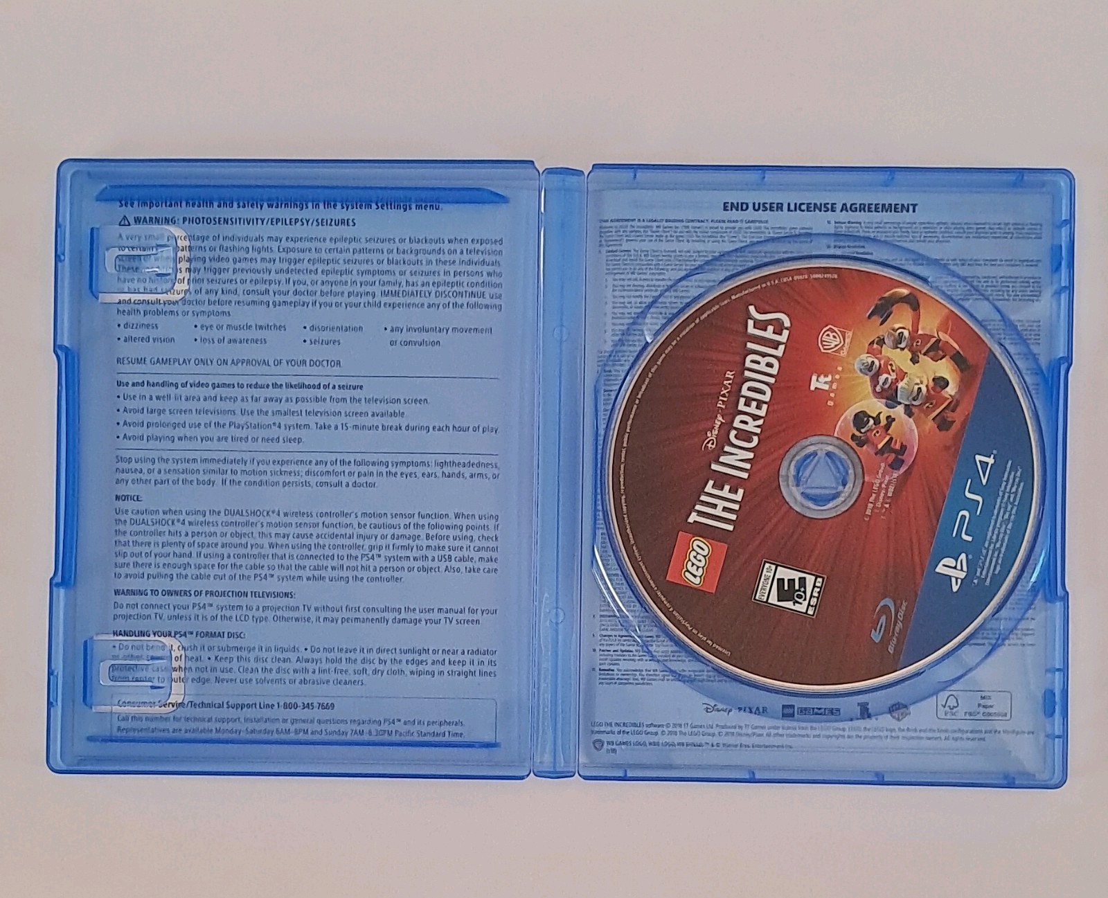 Warner Bros. LEGO The Incredibles PS4 Action/Adventure E10+ NTSC-U/C w/ Case