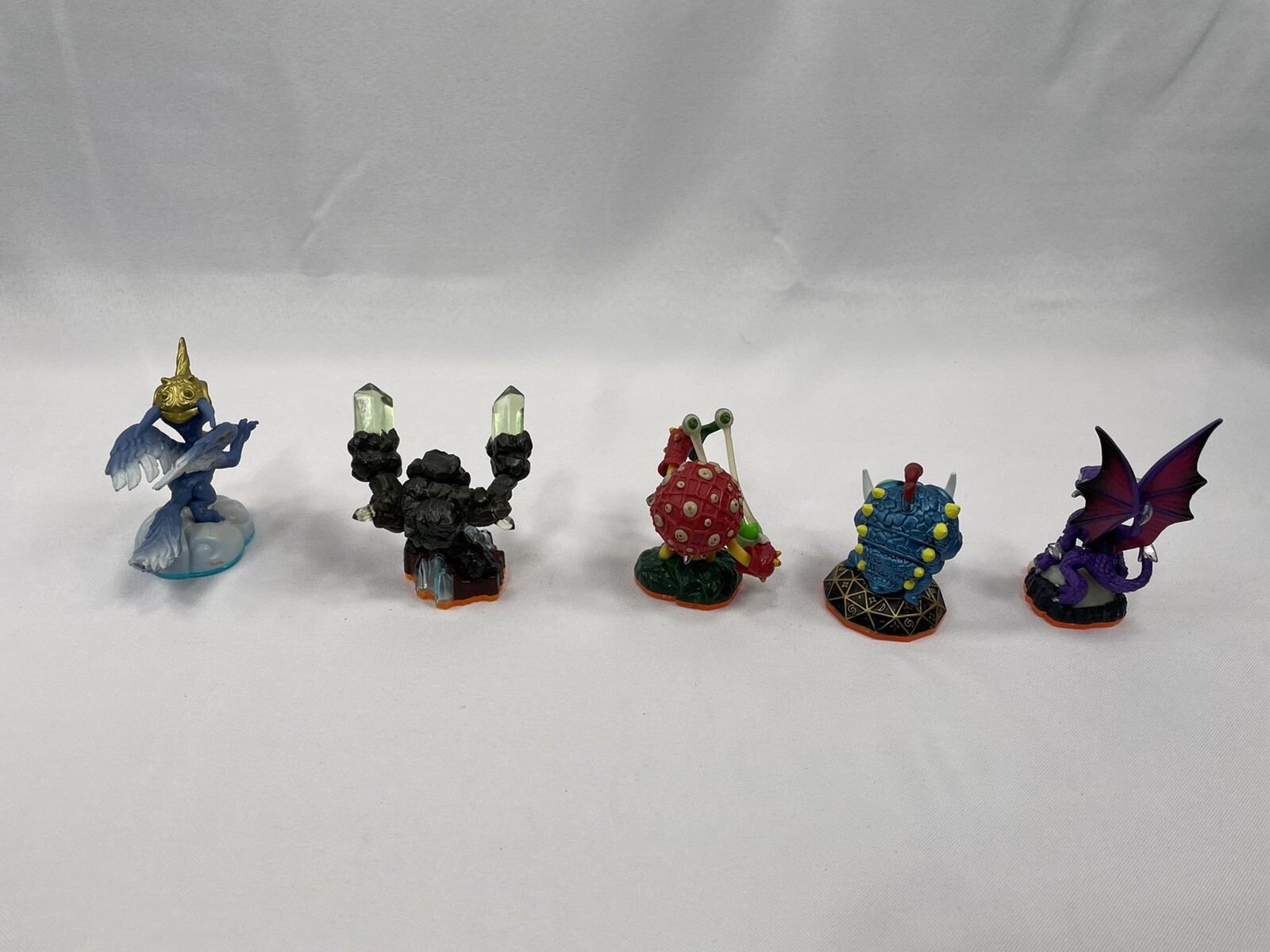 Skylanders Giants Lot Of 5 Figures Cynder Prism Break Shroom Boom Whirl Wind