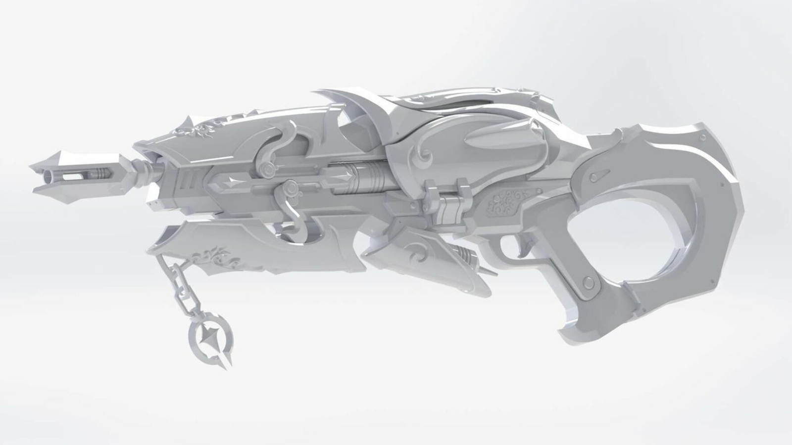Overwatch Cosplay prop Huntress / Comtesse 3d printed Widowmaker rifle