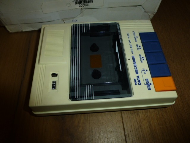 Tomy Tutor Computer – Data Recorder #8022 VERY RARE with Box