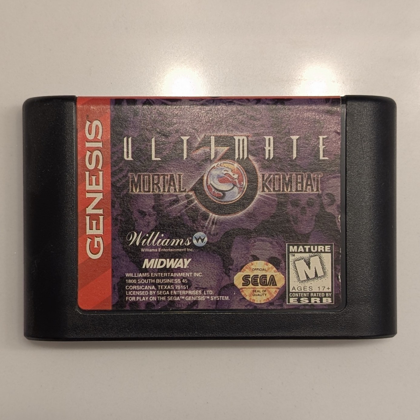 Ultimate Mortal Kombat 3 (Genesis) – Working