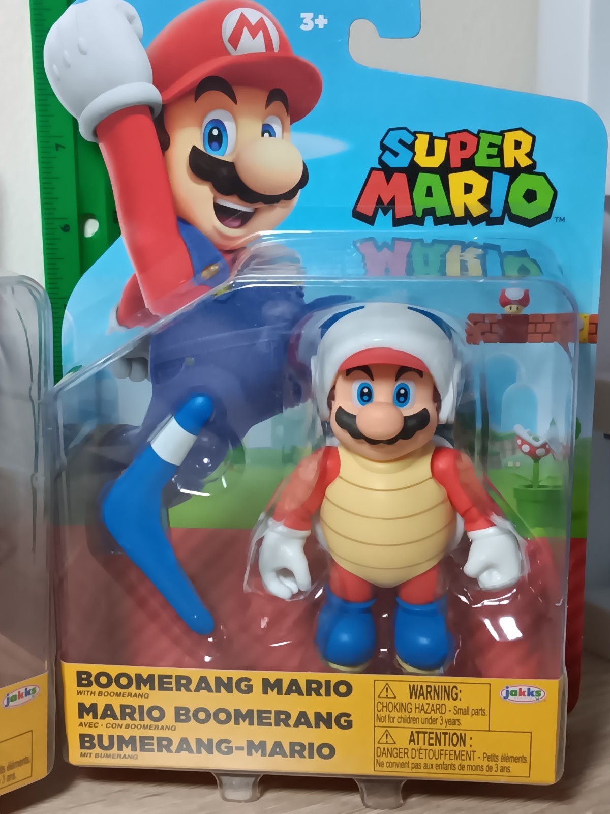 *FREE SHIP* 4″ BOOMERANG BRO + MARIO Super Mario World of Nintendo Jakks