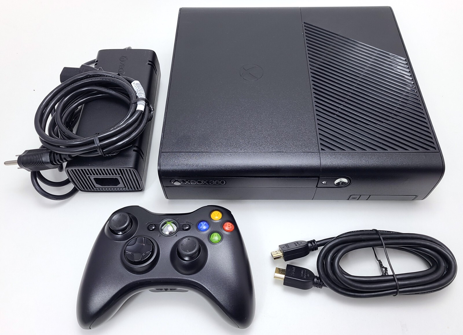 Microsoft XBox 360 E System BLACK Video Game Console 250GB Wireless Bundle 360E