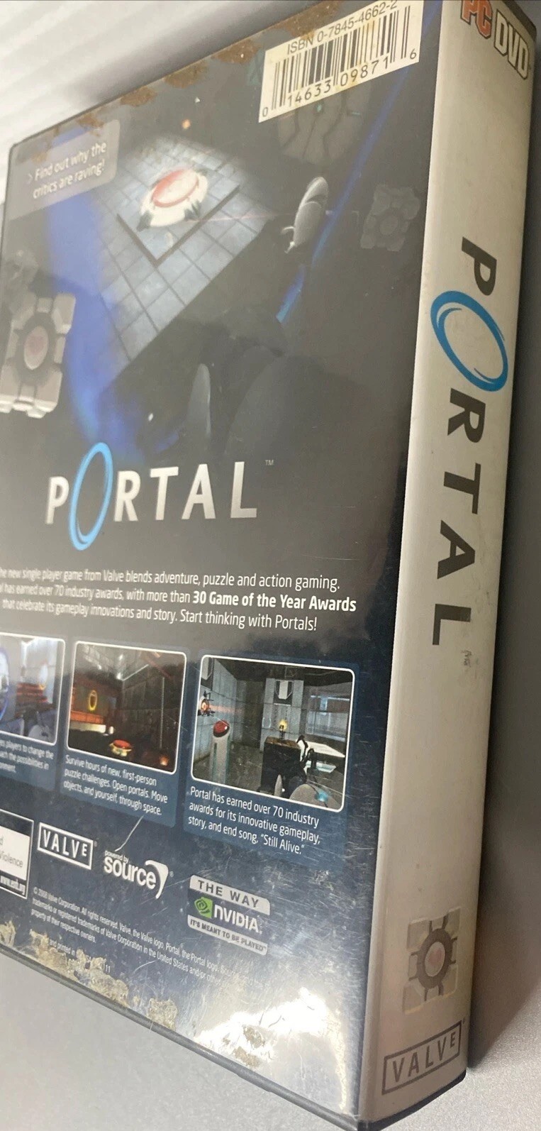 Portal PC DVD-ROM Game Valve Complete w/ Case Manual Tested FAST SHIP