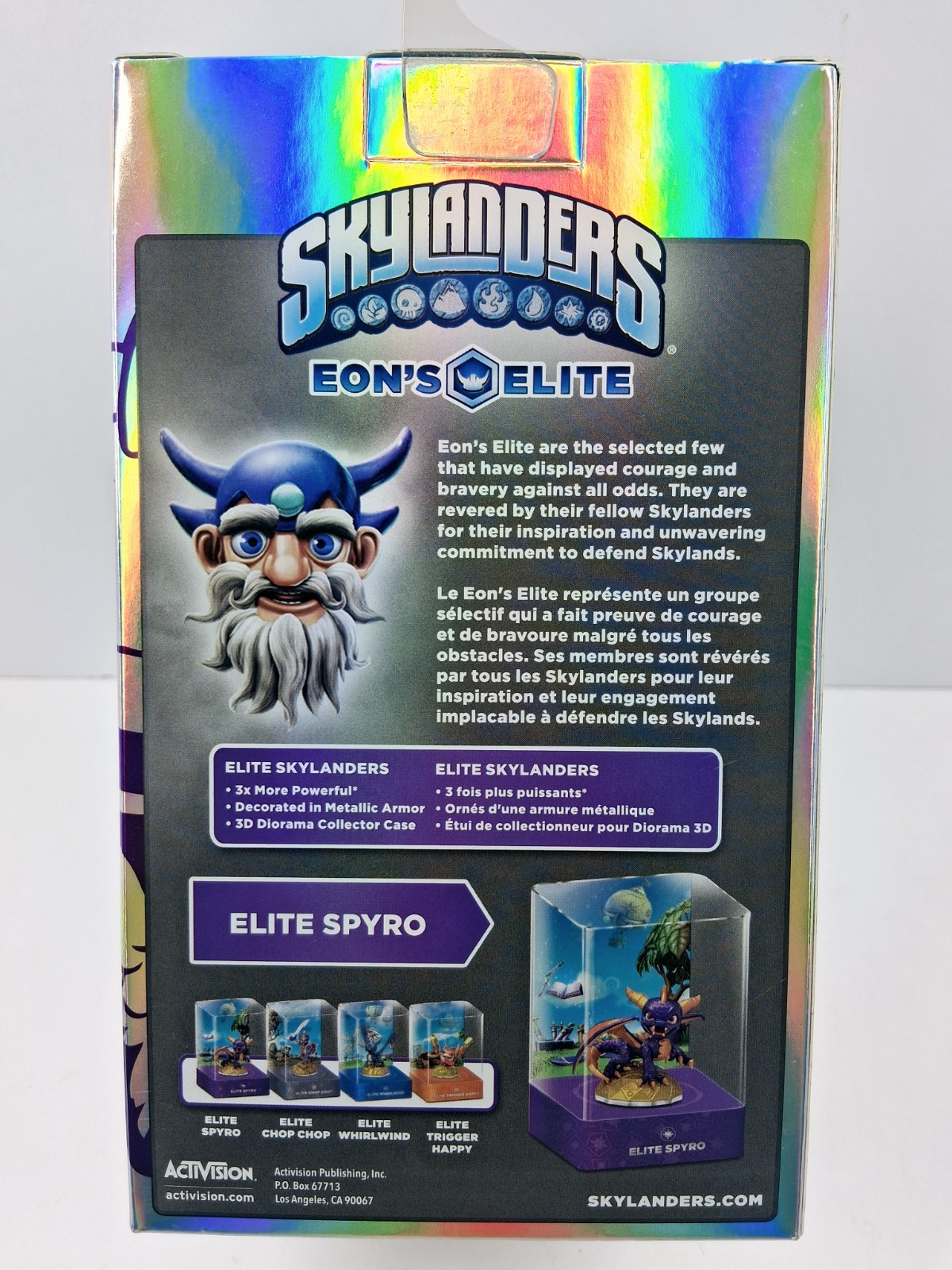 Skylanders Eons Elite 2014 Elite Spyro Figure Character NIB Activision NEW