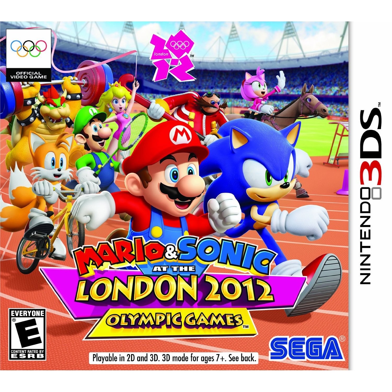 Mario & Sonic London 2012 Olympics 3DS CIB Tested Authentic Nintendo 3DS