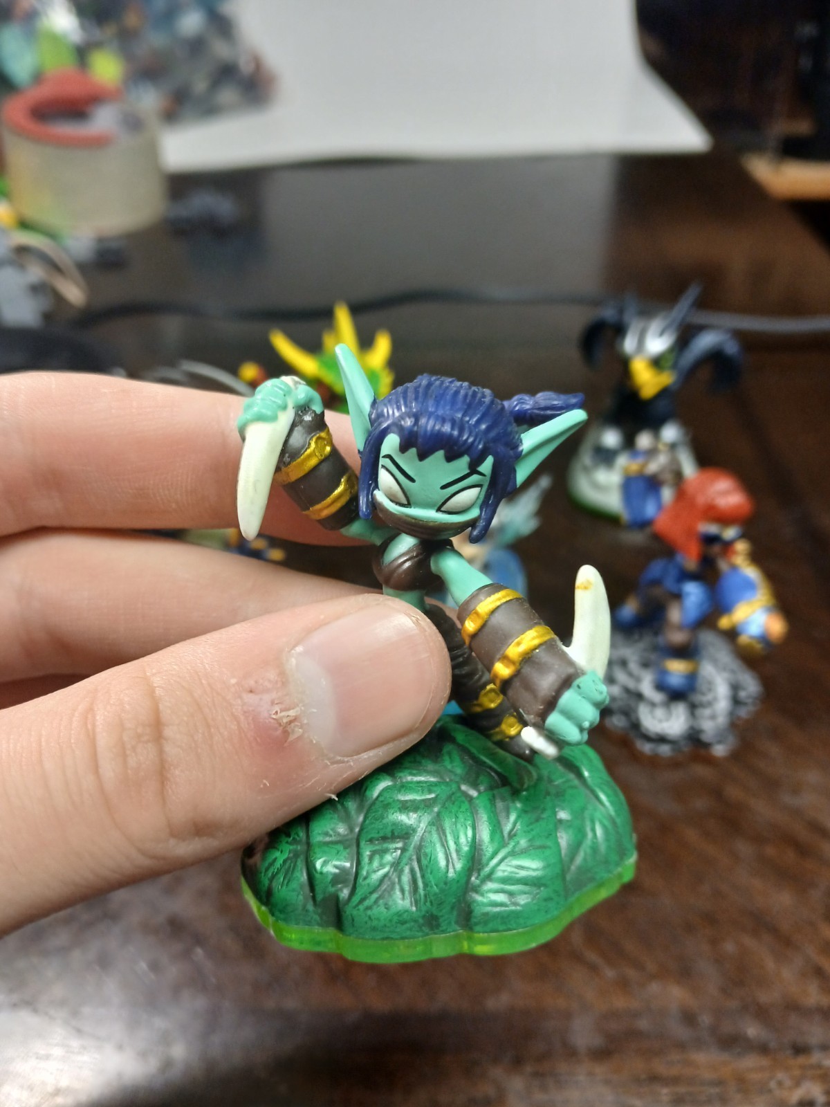 Activision Skylanders Spyro’s Adventure Lot of 7 Figures Anvil Rain Chop Chop