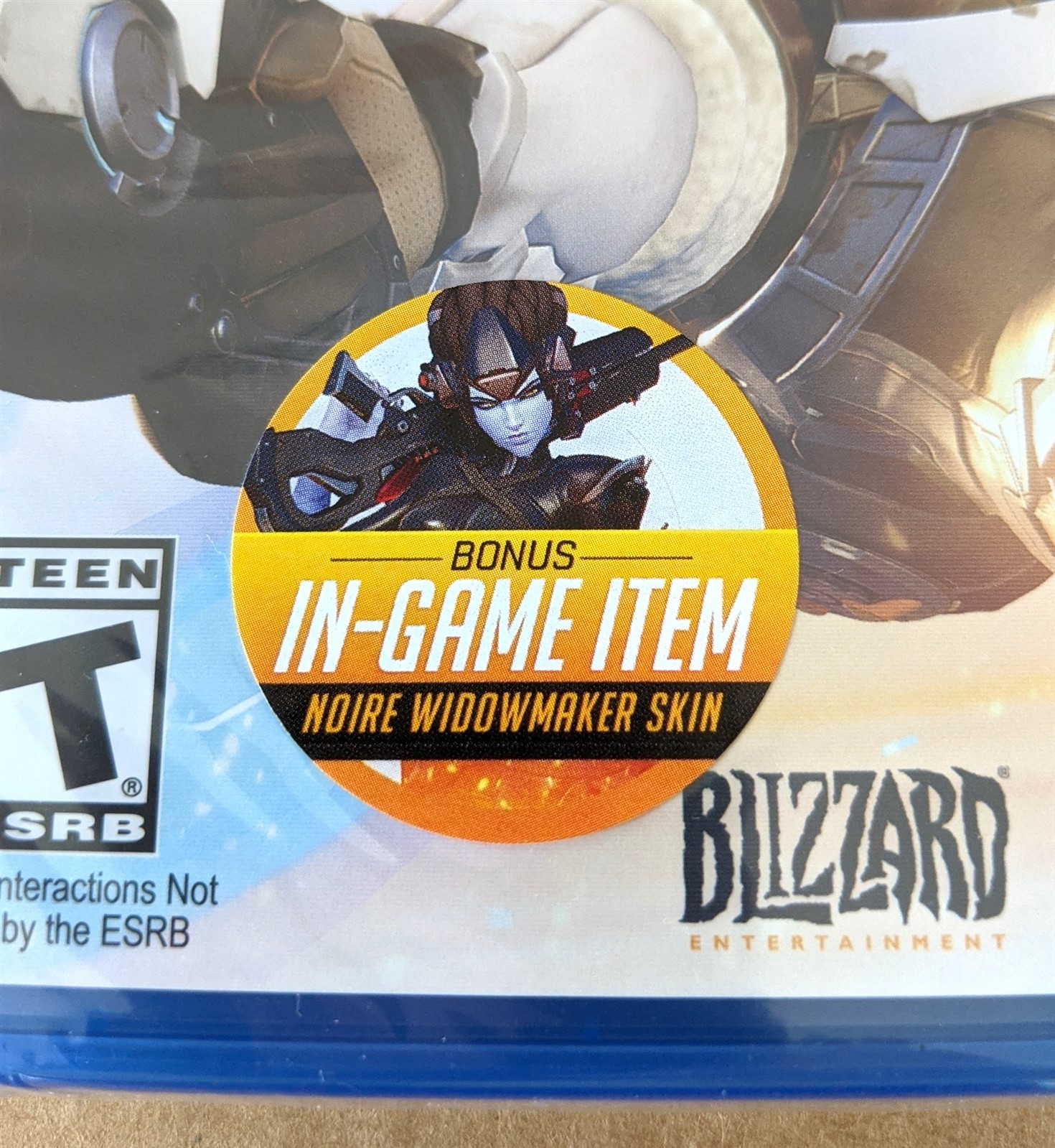 Overwatch Origins Edition Sony PS4 Sealed Noire Widowmaker Skin Insert Included