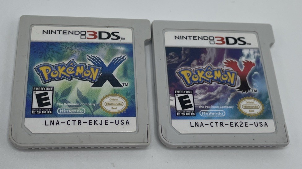 Pokémon X & Y Nintendo 3DS Authentic Lot Of 2 Games Cartridge Only