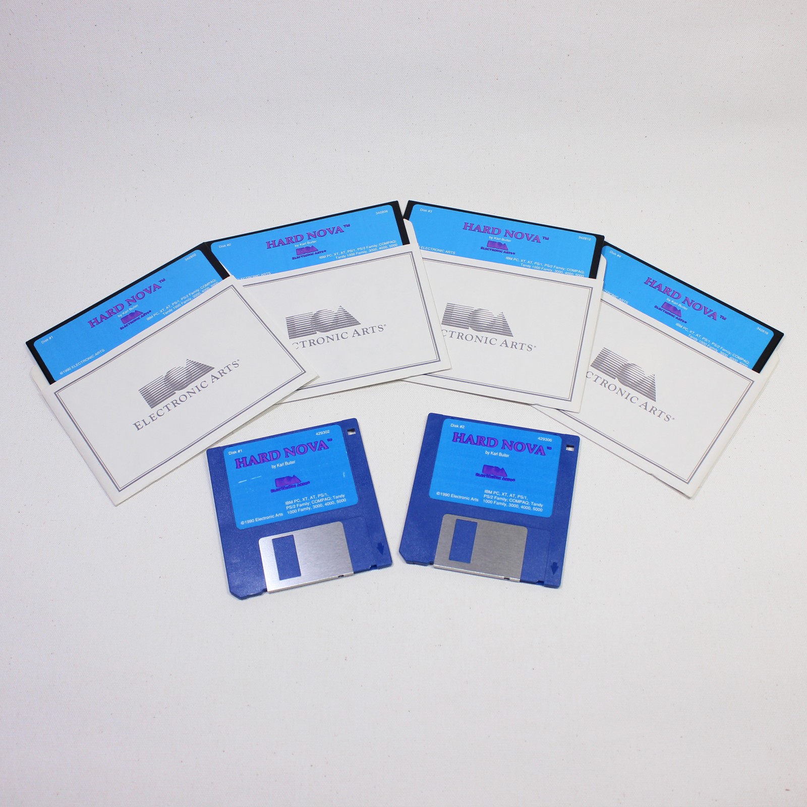 Hard Nova by Karl Buiter, 5.25 & 3.25 Disks (PC, 1990) – Missing Map