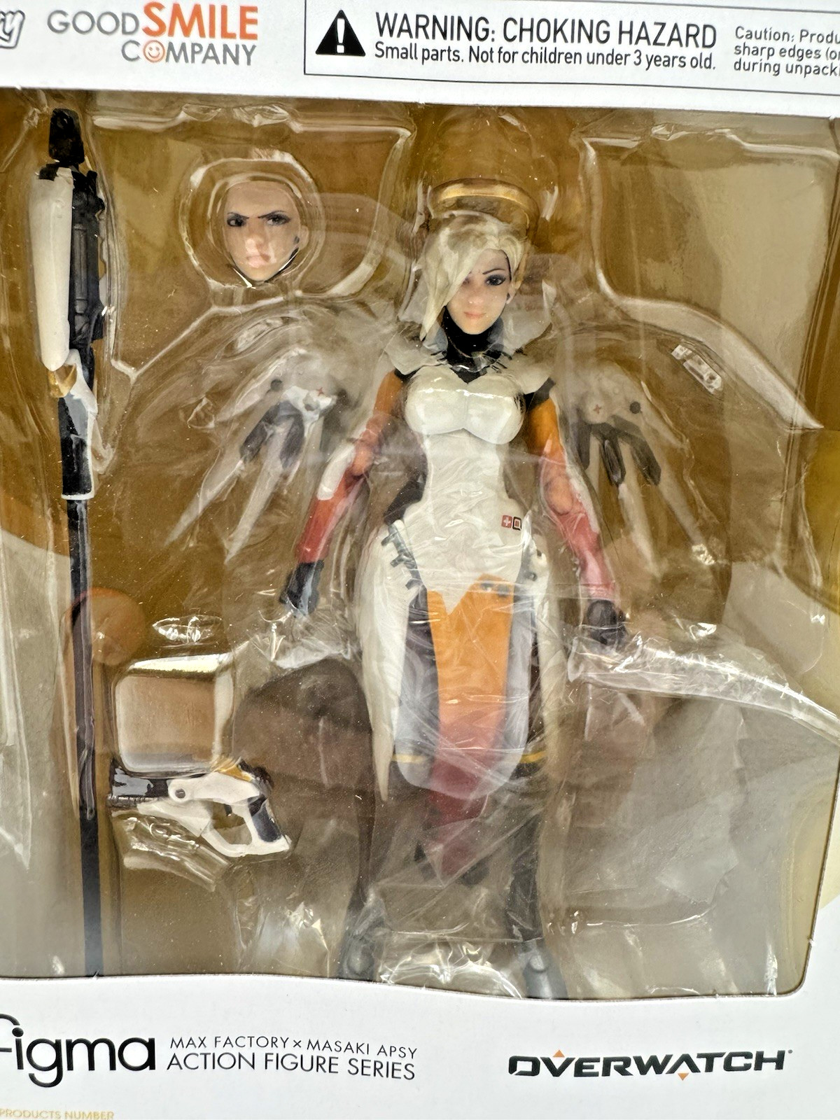 FIGMA 427 MERCY OVERWATCH ACTION FIGURE GOOD SMILE BLIZZARD MAX FACTORY NISB NEW