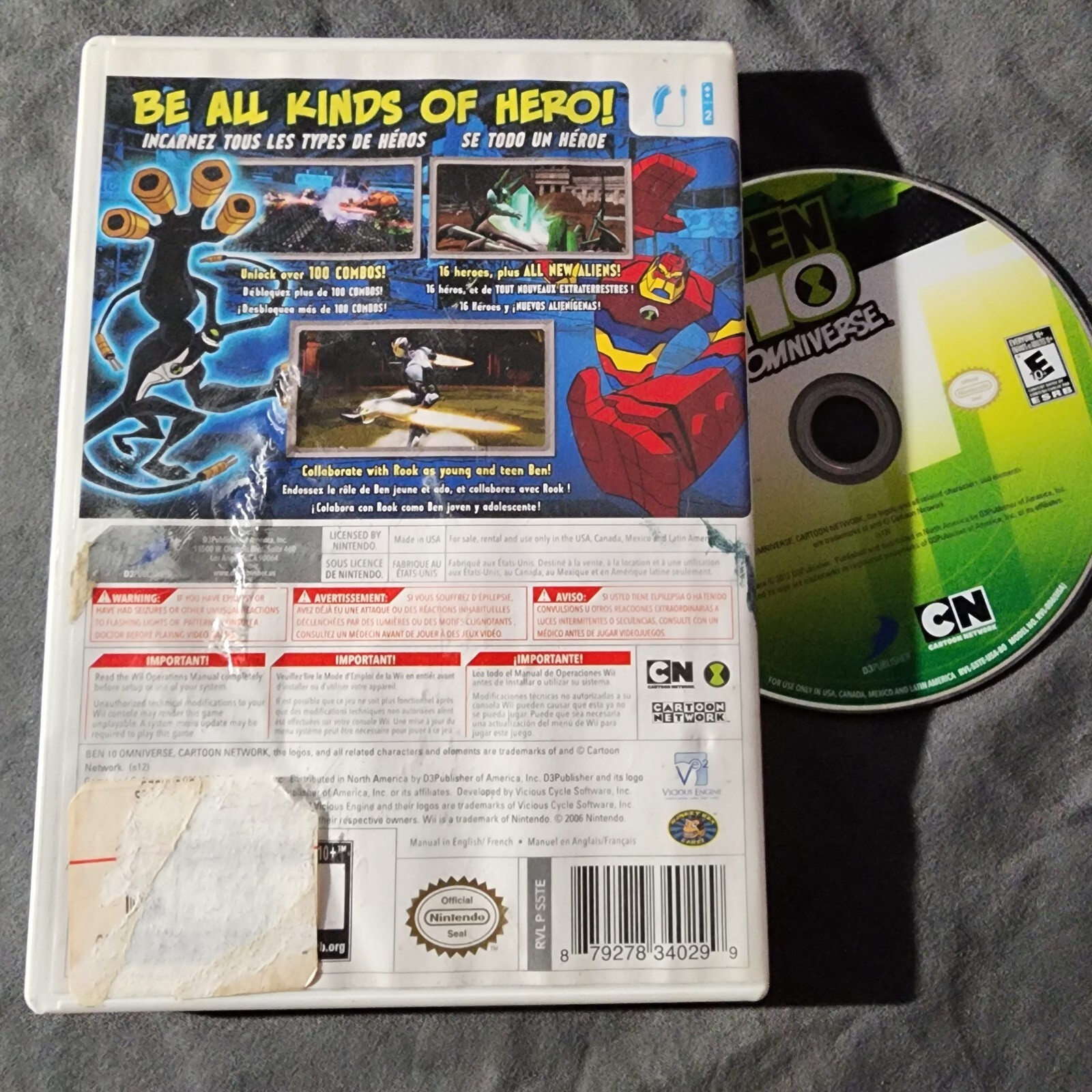 Ben 10: Omniverse (Nintendo Wii, 2012) Complete CIB ~ Tested & Working