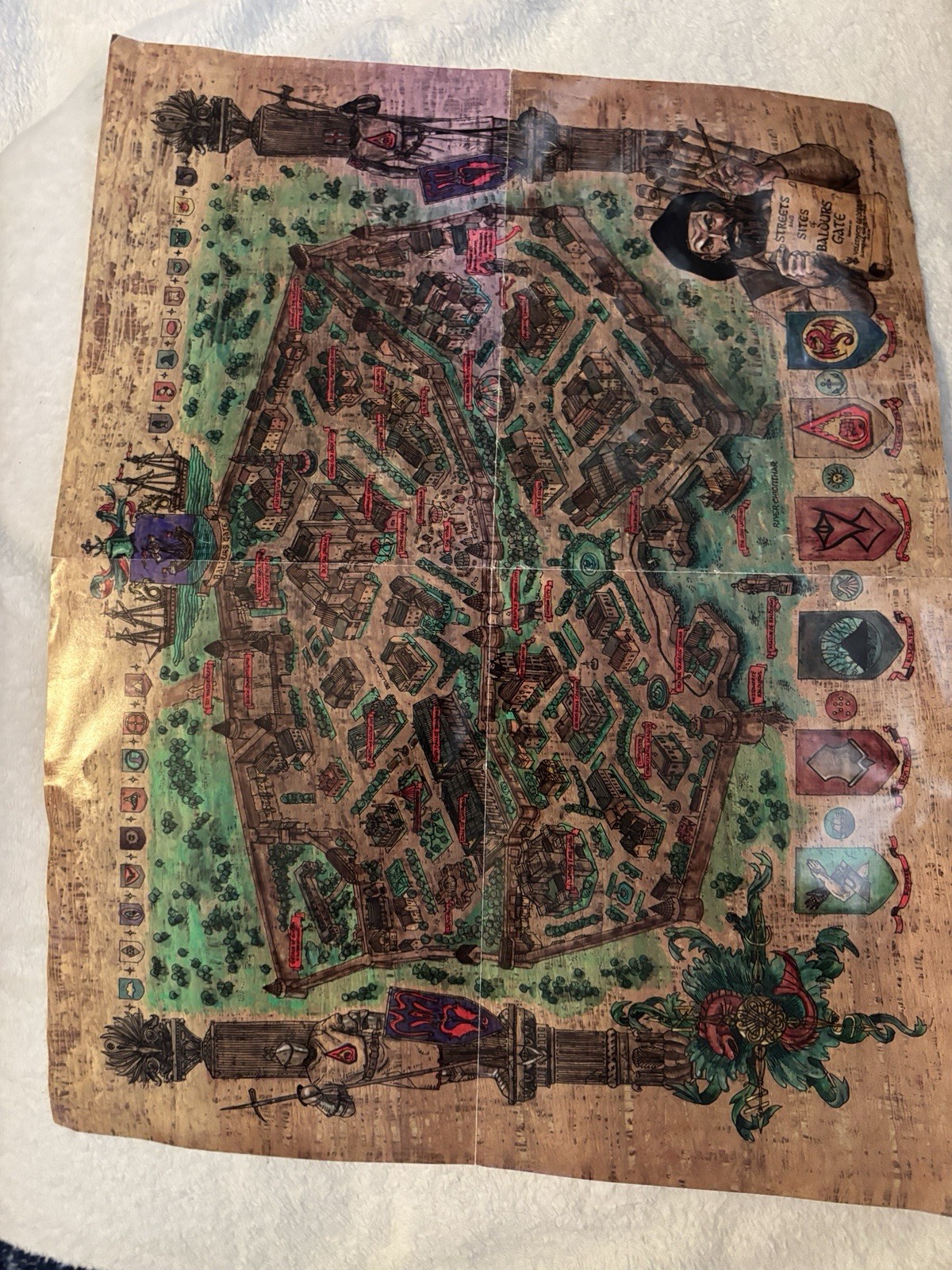 Baldur’s Gate(PC, 1998)5-Disc Set Complete With Case, Manual, Map, Ref.card