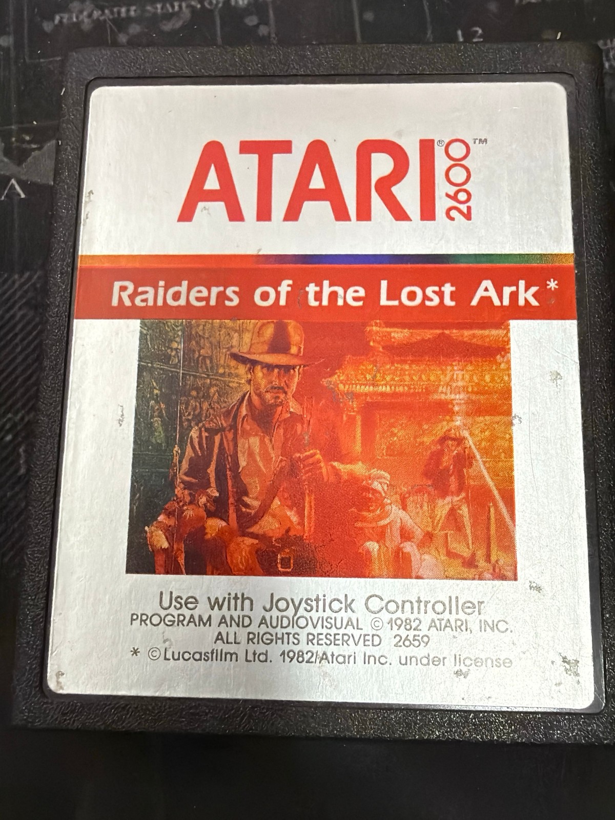 Raiders of the Lost Ark (Atari 2600, 1982) Cart Only