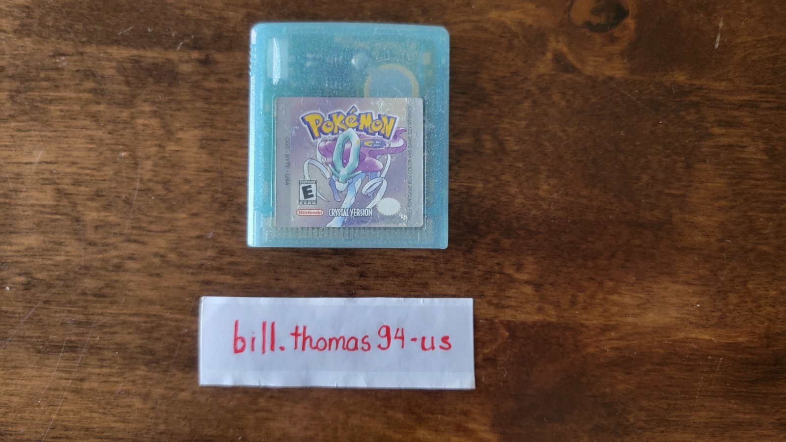Pokemon Crystal Version GBC Game Boy Color Authentic Cartridge