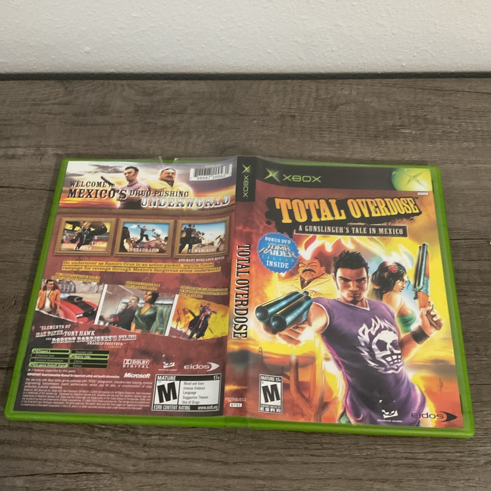 Total Overdose A Gunslinger’s Tale in Mexico (Microsoft Xbox, 2005) No Bonus