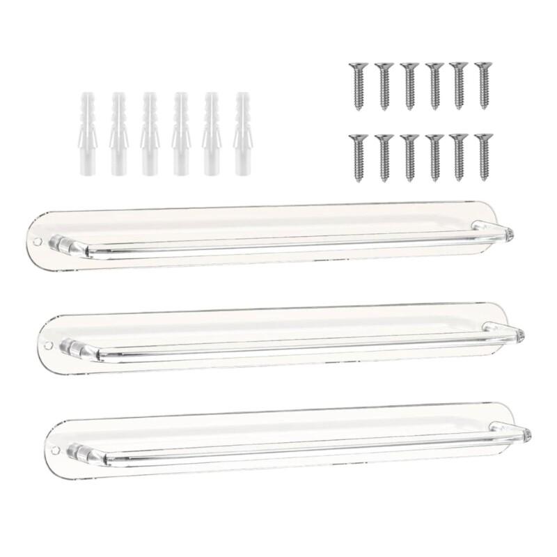 Desktop Headband Display Stand Clear Acrylic Holder Shelf for Easy Organization
