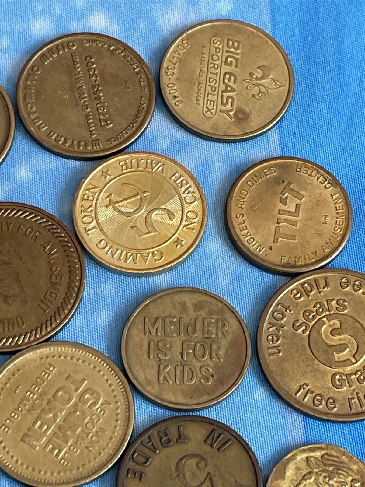 Arcade Token Lot Games Tokens Gaming Fun