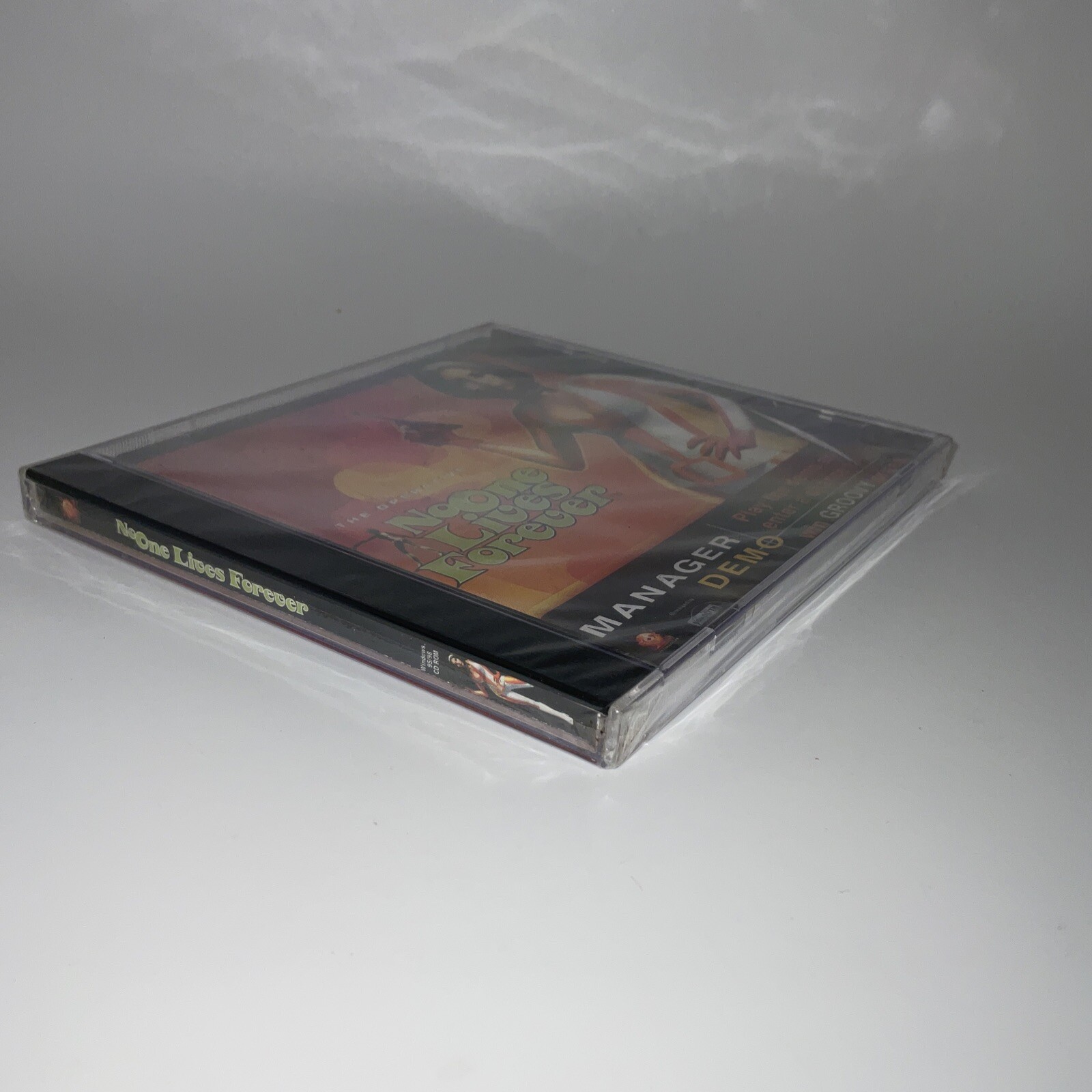 The Operative No One Lives Forever PC CD-ROM 2 Manager Demo Factory Sealed Rare