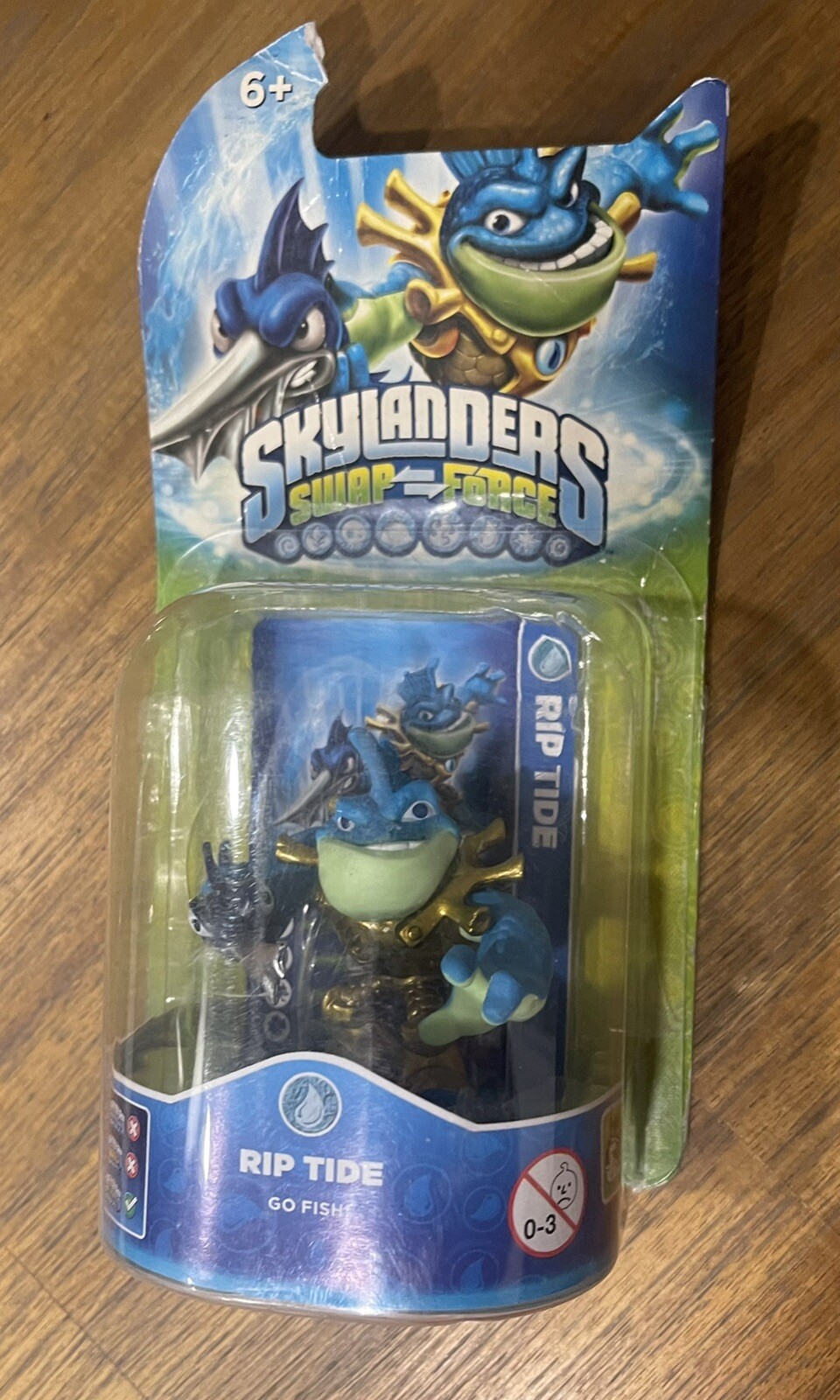 2013 Skylanders Swap Force Rip Tide Green Blue, Go Fish!