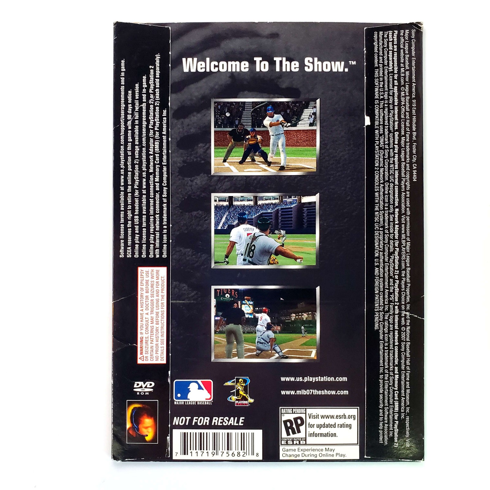 MLB 07 The Show – Sony Playstation 2 PS2 Tested 1Y Guarantee