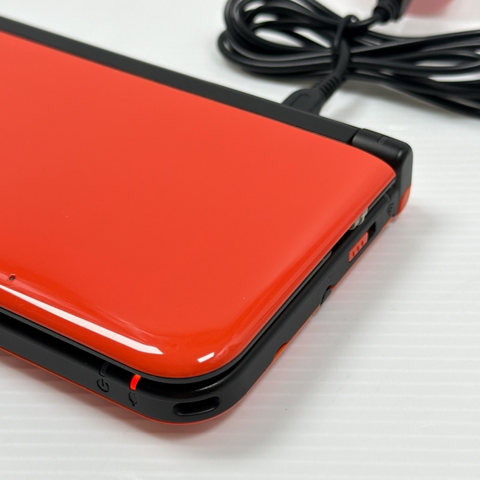 NINTENDO 3DS LL Orange Black Console Working Condition Excellent Include SD Card
