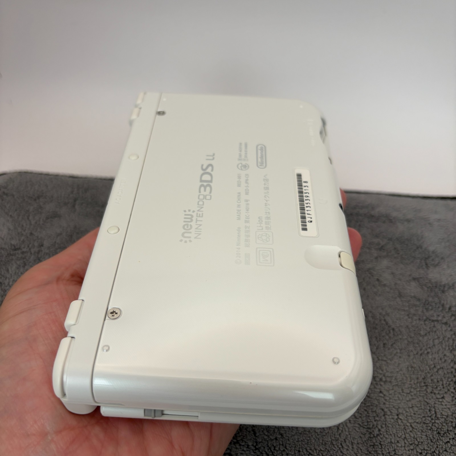 【Excellent5】Nintendo NEW 3DS LL XL Pearl White Mario Game Console From Japan