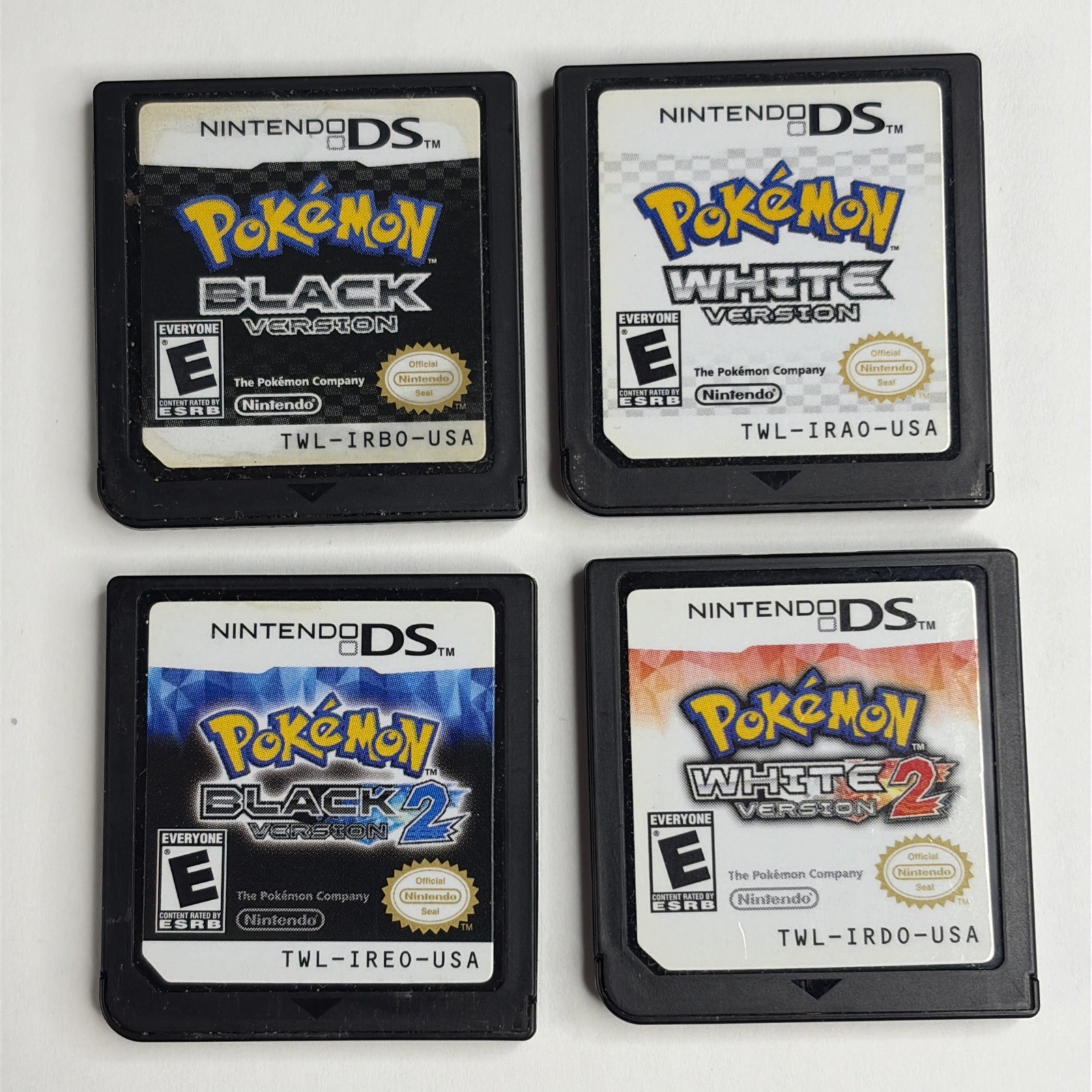 Pokemon Black 1+2 White Version 1+2 CIB 100% Complete Nintendo DS LOT Authentic