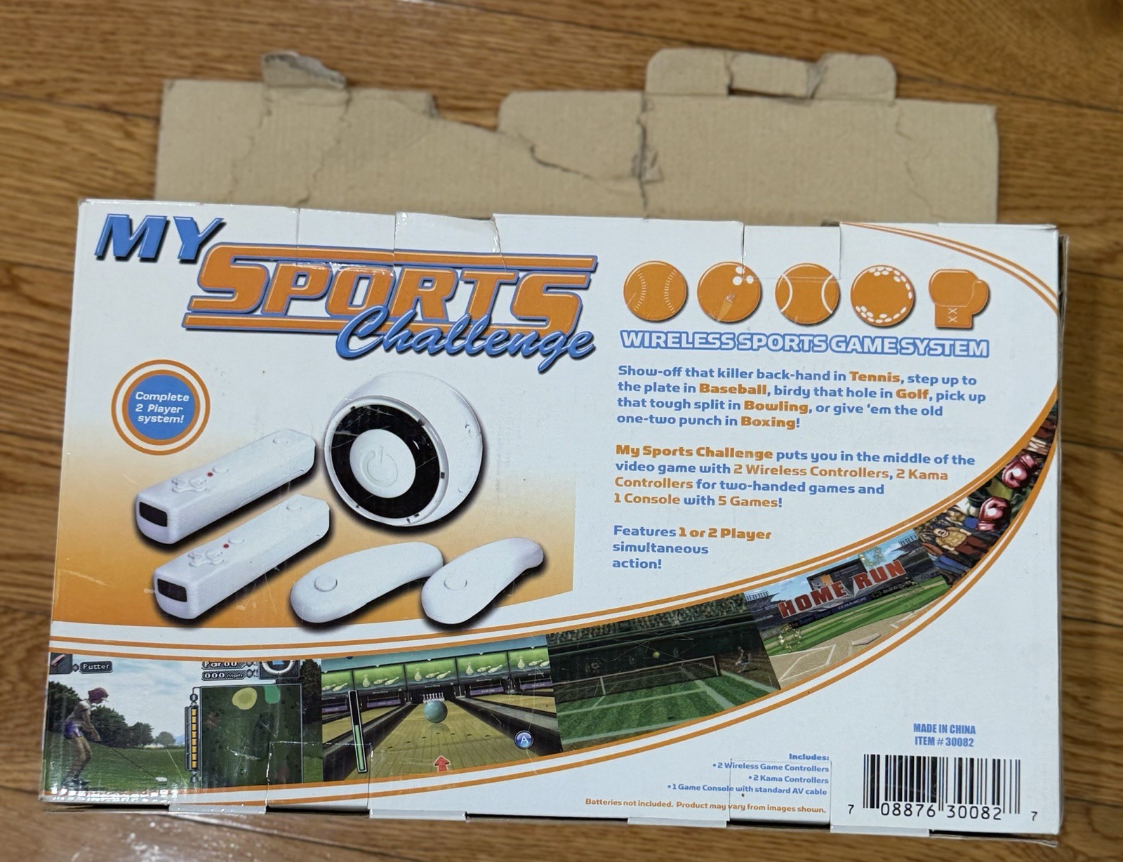 My Sports Challenge Wireless Sports Game System Five Games Set for 2 Players