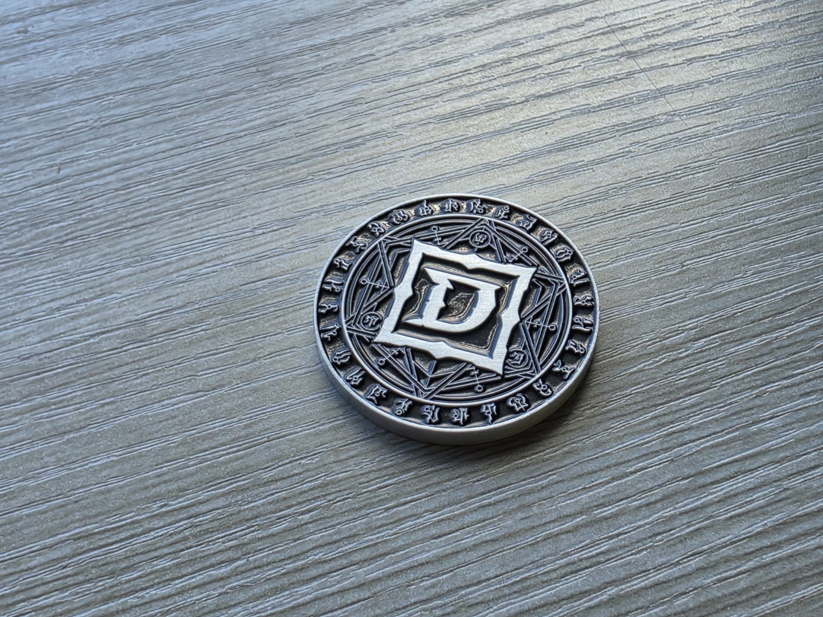 Diablo 4 IV Developer Coin Medal Season Of Loot Reborn #4 D4 Rare Blizzard PC