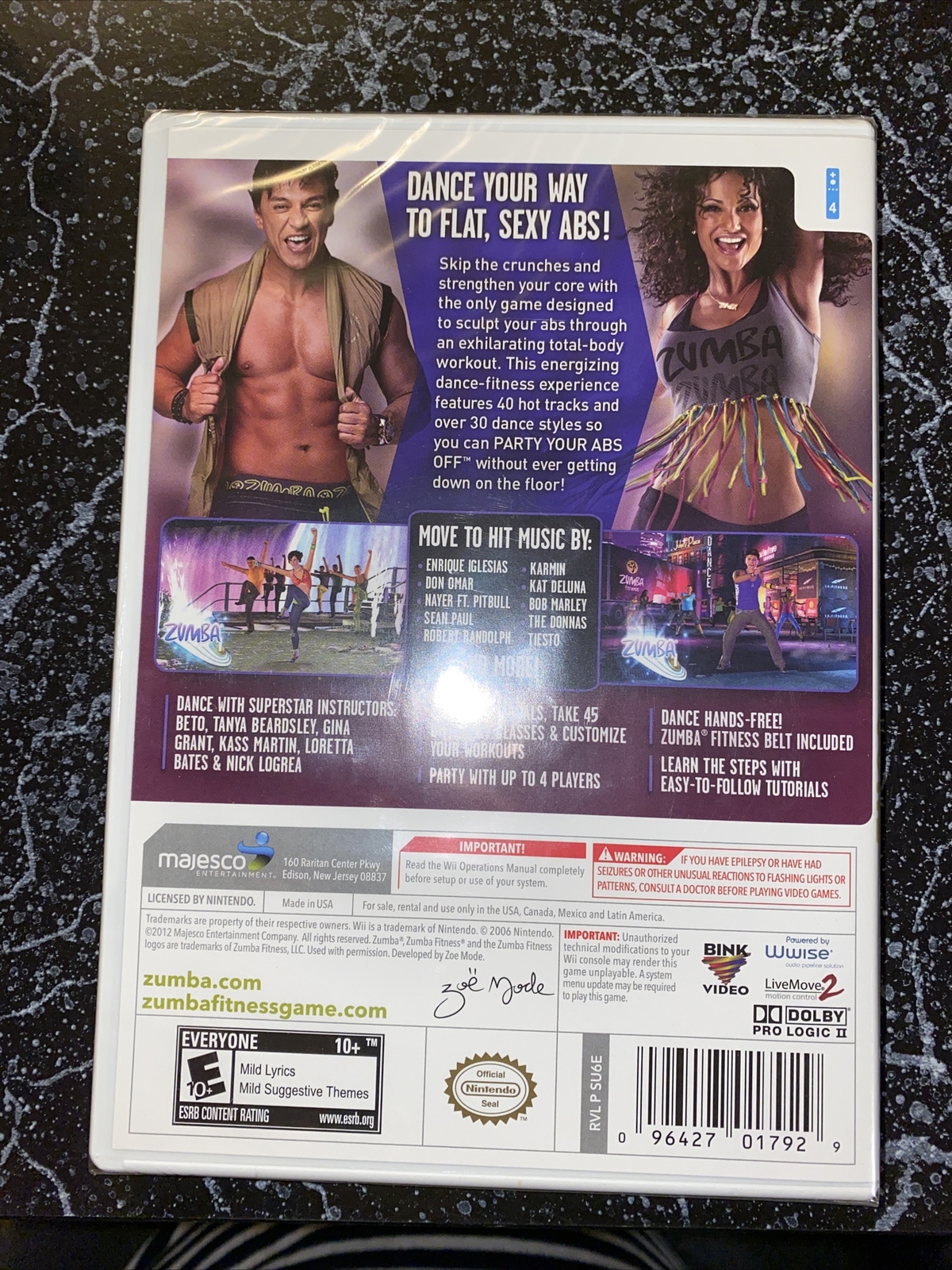 Zumba Fitness Core (Nintendo Wii, 2012) Brand New Sealed.