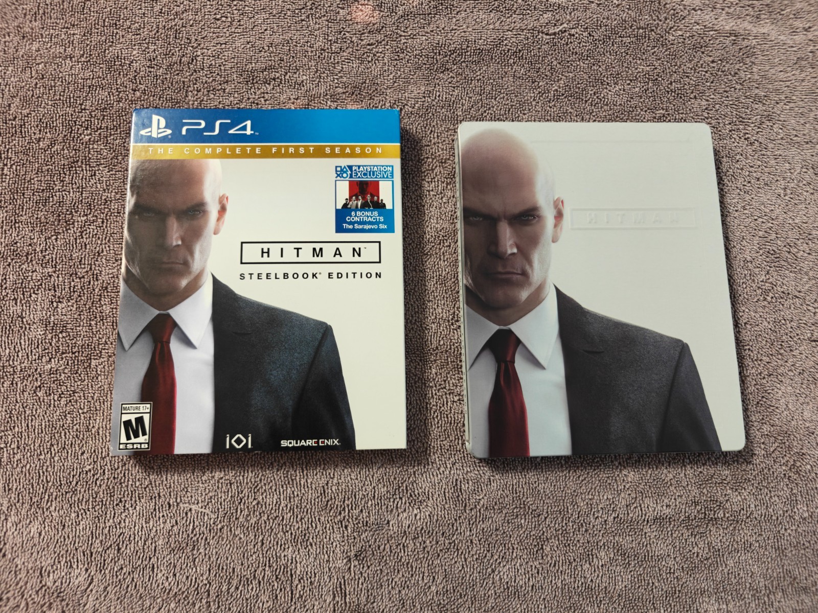Hitman Steelbook Edition (PS4) w/ Manual | Tested/Working