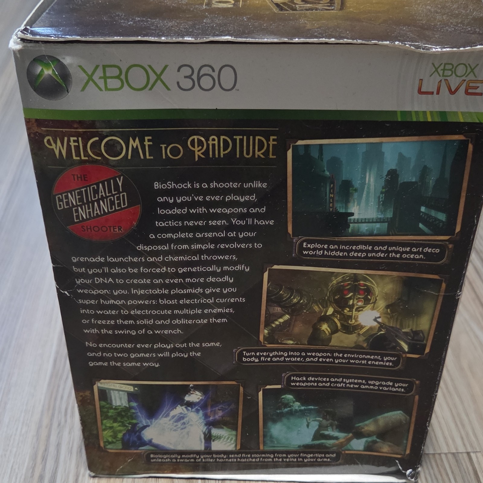 2K BioShock Limited Edition Big Daddy Action Figure Xbox 360 Box Set