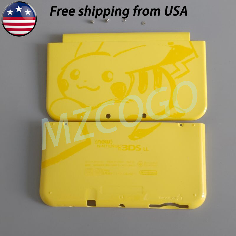 Pikachu For New Nintendo 3DS LL 3DS XL A+E Cover Shell Housing Front Back Case