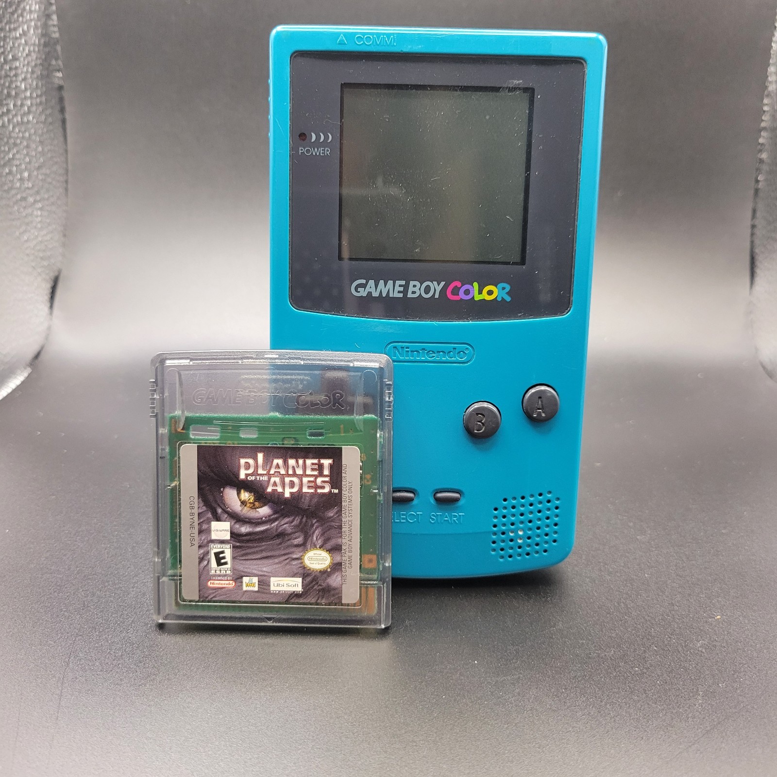 Nintendo Game Boy Color Handheld Game Console – Teal w Game