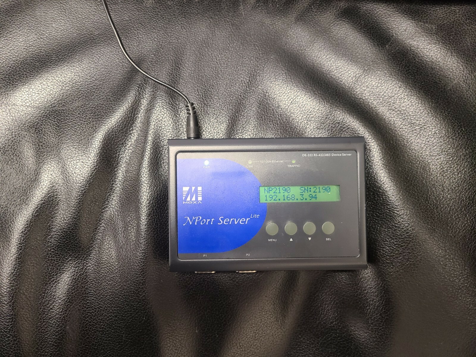 DE-332 Moxa NPort Server DE-332 RS-422 / Rs-485 Device Server w/ AC Adapter