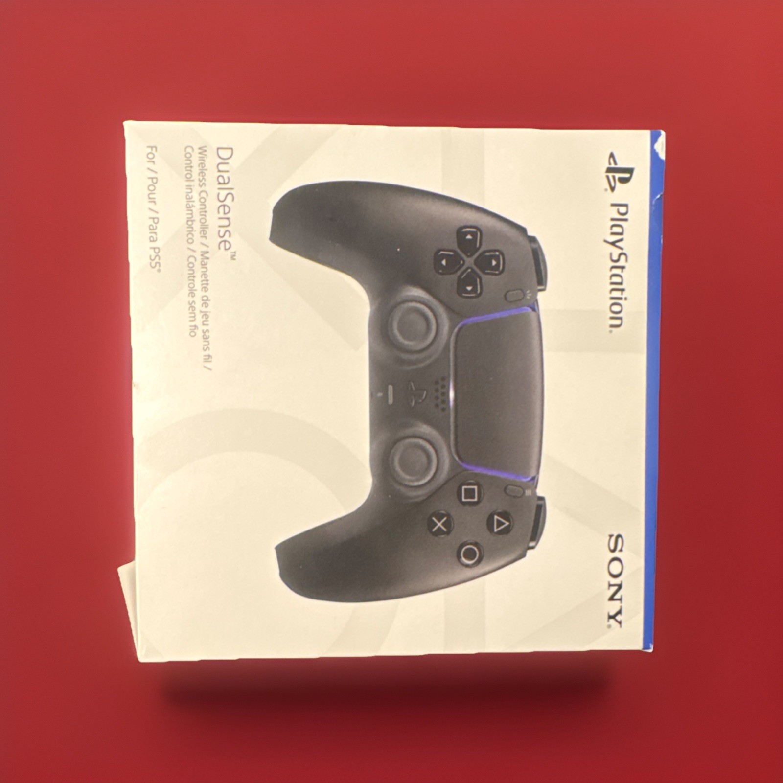 Sony DualSense Wireless Ergonomic Controller for PS5, Black, USB-C