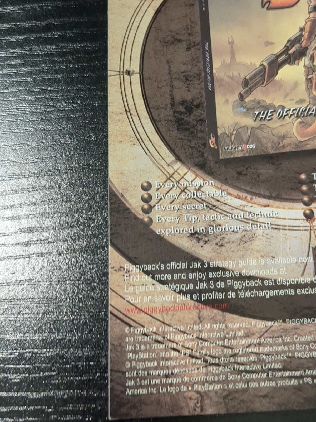 JAK 3 The Book Original Booklet Manual ONLY Guide Instruction Authentic OEM LN