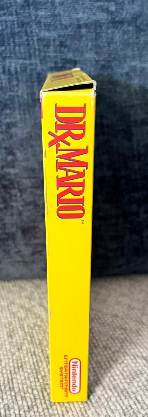 Dr. Mario (Nintendo NES, 1990) CIB, Complete in Box! Tested and Working!