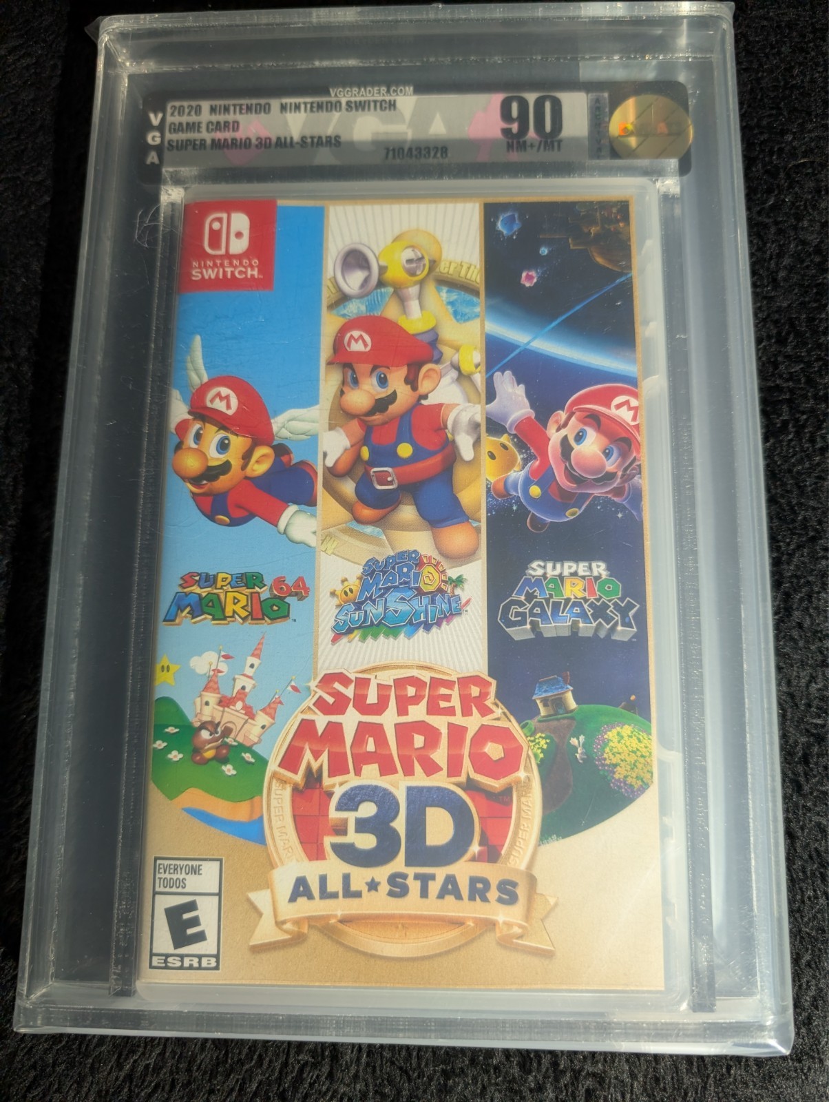 Super Mario 3D All-Stars Nintendo Switch Graded NM+ / Mint First Print (4 Games)