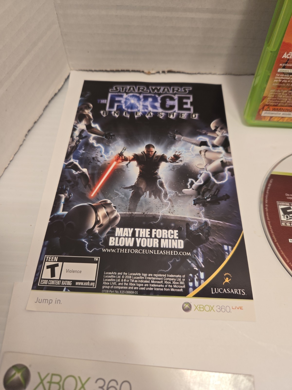 Xbox 360 Lego Indiana Jones: The Original Adventures / Kung Fu Panda CIB