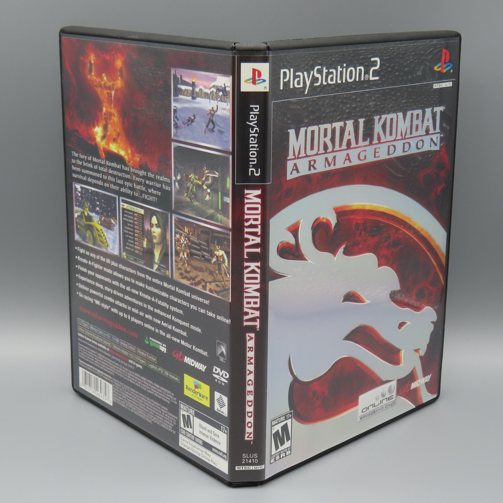 Mortal Kombat Armageddon Sony PlayStation 2 PS2 Video Game Complete CIB Fighting
