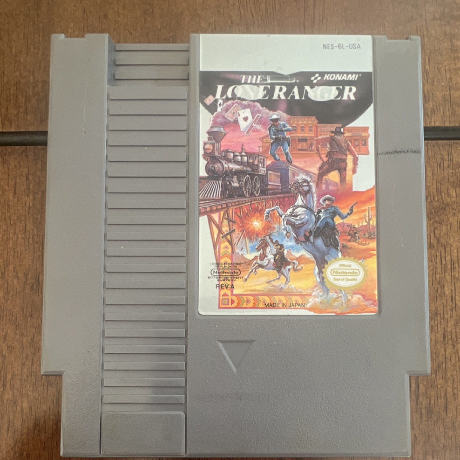 Konami The Lone Ranger Nintendo NES Game Cartridge NTSC-U/C (US/Canada)