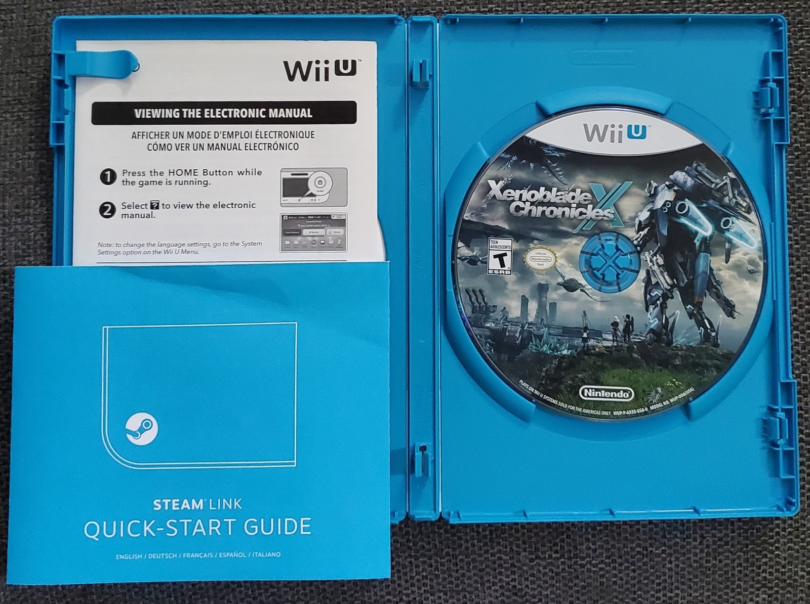 Xenoblade Chronicles X (Nintendo Wii U, 2015) Complete In Box