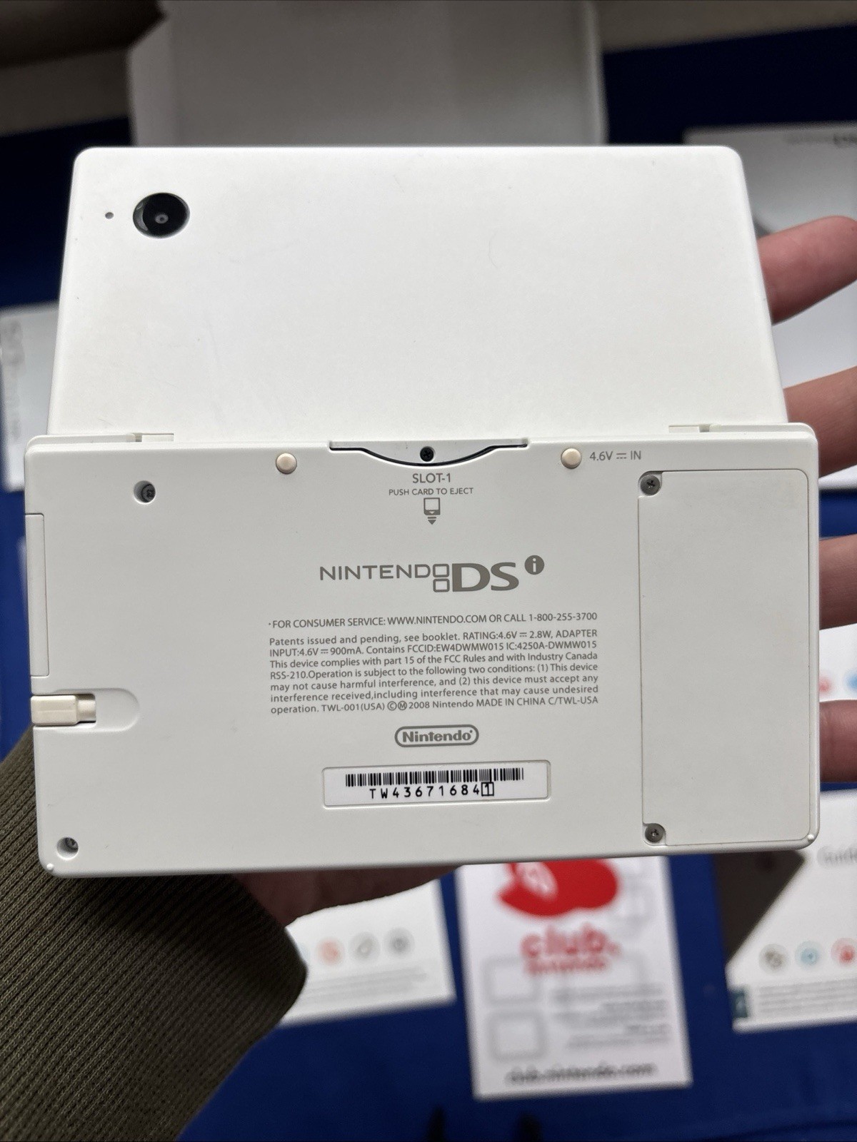 Nintendo DSi Console White TWL-001 Japan Tested Working w/ Charger