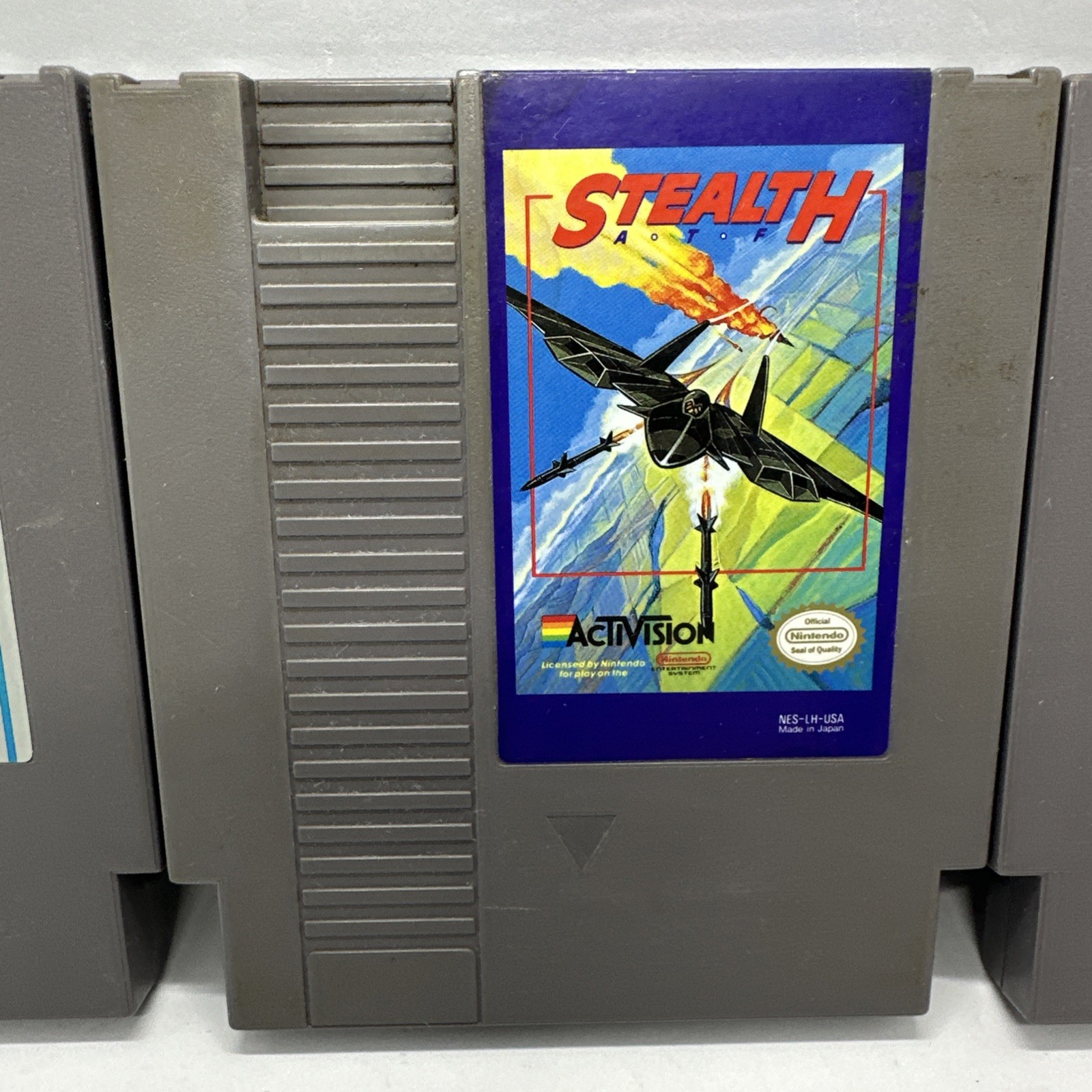 NES Alpha Mission Stealth Air Wolf Nintendo Entertainment System Cleaned Tested